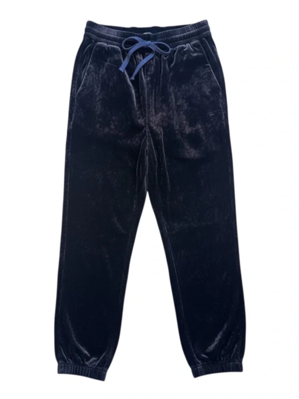 New J.Crew Relaxed Velour Jogger Pant – Navy – Size 6 Tall MSRP $118